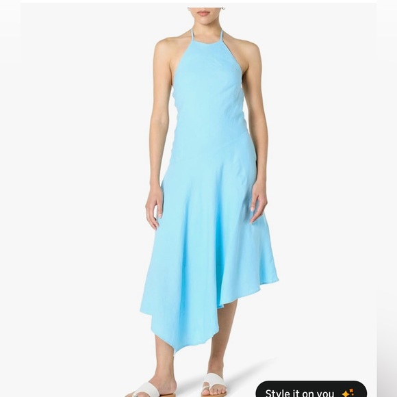 The Drop Dresses & Skirts - Linen Maxi Ciga Halter Dress